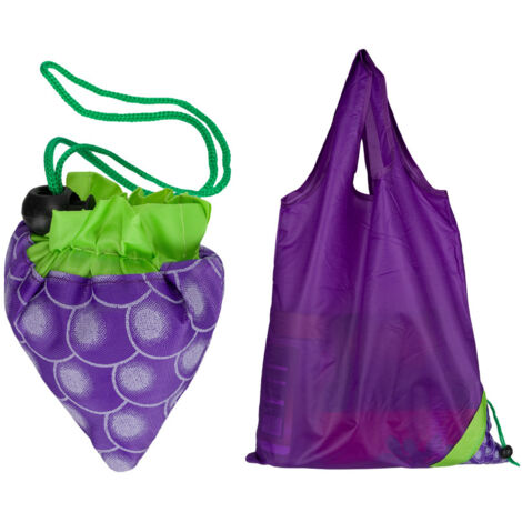Sac de courses pliable en forme de fruit/légume