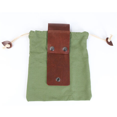 Sac de cueillette de fruits en toile, jardin en toile, sac de cueillette de fruits de la jungle, sac de rangement de camping extérieur（NOIR）
