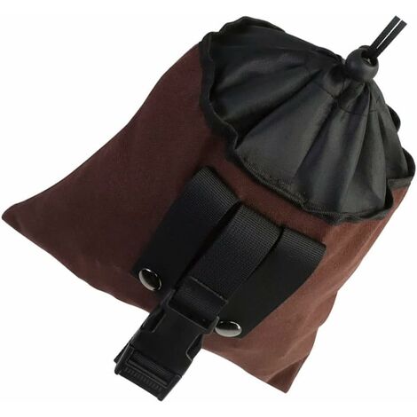 Sac De Cueillette De Fruits sur Toile D'extérieur Pouch-de-Jardin Sac De Taille Drowstring Pochette De Camping Courroie De Camping pour Les Outils De，Ternel