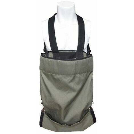 Sac de cueillette de pommes de récolte - Pochette de tablier de stockage de fruits étanche 600d pour verger extérieur, ferme, jardin, robuste et réglable TAILLE GREENFREE Cisea