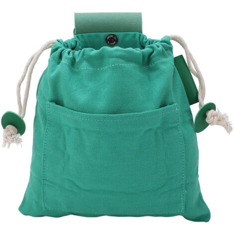 Sac de Cueillette Pliable pour Randonnée, Sac de Stockage en Toile pour Camping, Sac à Fruits à Accrocher à la Ceinture