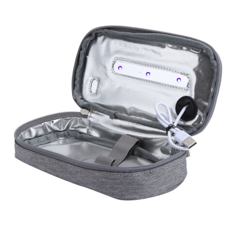 Sac de désinfection UV portable pour accessoires et montres, nettoyeur domestique pour bijoux avec recharge USB