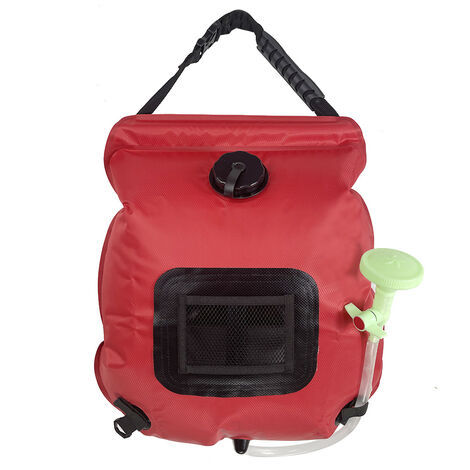 Sac de douche solaire extérieur Camo 20L Camping bain pliant sac à eau PVC Portable sac de bain sac de stockage d'eau