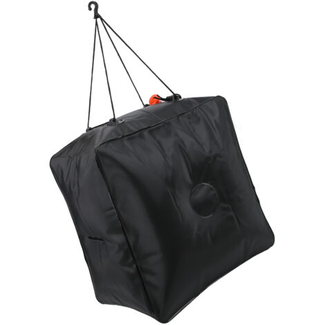 Sac de douche solaire portable 40L pour camping et randonnée, chauffage rapide