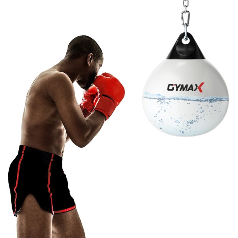 Maisonchic - Sac de Frappe à Eau avec Crochet Chaîne Métallique Réglable Boucles d'Assurance et Injection d'Eau pour Boxe Suspendue Charge Max 50KG