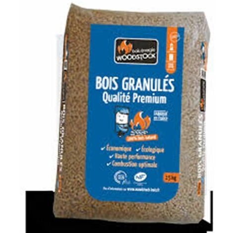 Sac de granulés de bois Premium de 15 kg - Sac de 15 kg
