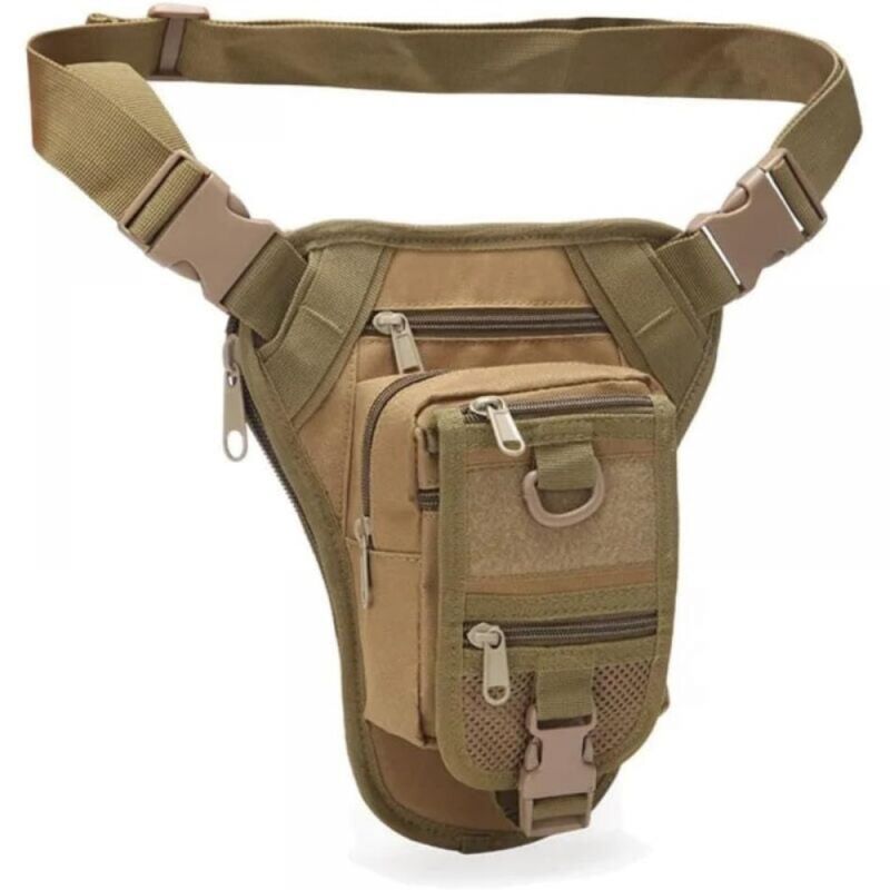 Serbia - Sac de Jambe Tactique Militaire pour Hommes et Femmes, Sac de Taille à Sangle réglable, Sac d'équitation de Moto