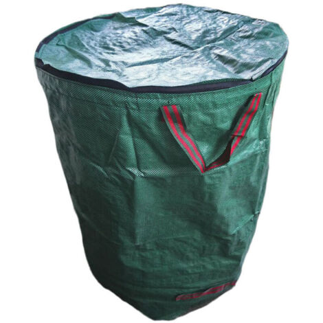 Sac de Jardin 1 Pièce Ensemble Sac de Jardin 120L Sac Poubelle de Jardin Robuste Sac Poubelle de Jardin Ensemble de Sac Poubelle PP Robuste Sac Poubelle de Jardin Sac Poubelle de Jardin A