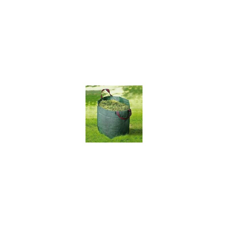 Ousudela - Sac de Jardin 120L avec Poignées - Sac de Jardin Pliable Imperméable Déchets de Jardin Résistant aux Déchets Végétaux