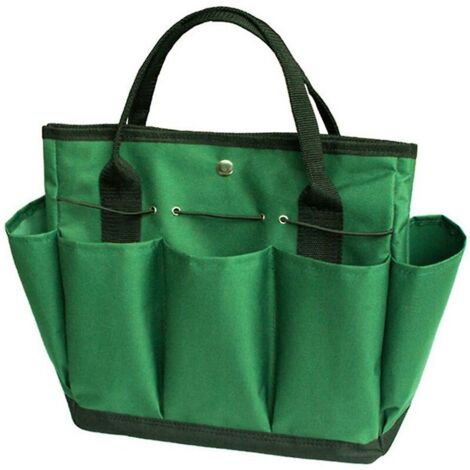 Sac de jardin en toile, sac de jardin robuste, sac de rangement pour outils à main pour le jardinage d'herbes aromatiques