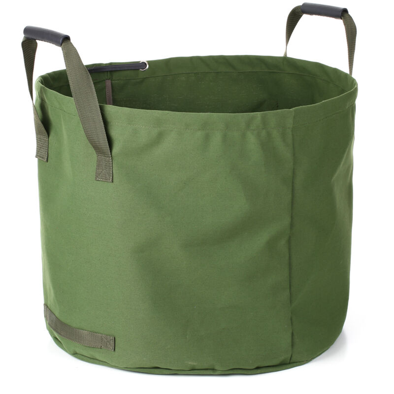 Sac de jardin pliable en toile réutilisable pour déchets de feuilles de jardin, résistant à l'eau, sac à déchets de jardin