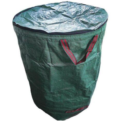 sac De Jardin Pour Dchets Verts 300l - Sacs Poubelle Pour Feuille Morte Dchets Vgtaux Jardinage - Rutilisable Autoportant Pliable