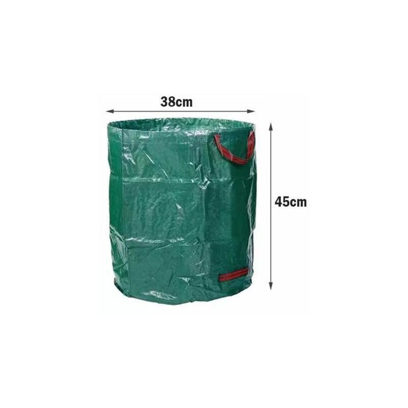 Live House - Sac de jardin, sac de déchets de jardin de grande capacité 60,100L, pliable, résistant, durable, imperméable, réutilisable, pp Yard,