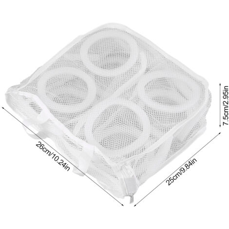 Sac de Lavage et Séchage en Maille Nylon pour Chaussures, Sous-vêtements et Soutiens-gorge, Organisateur de Voyage