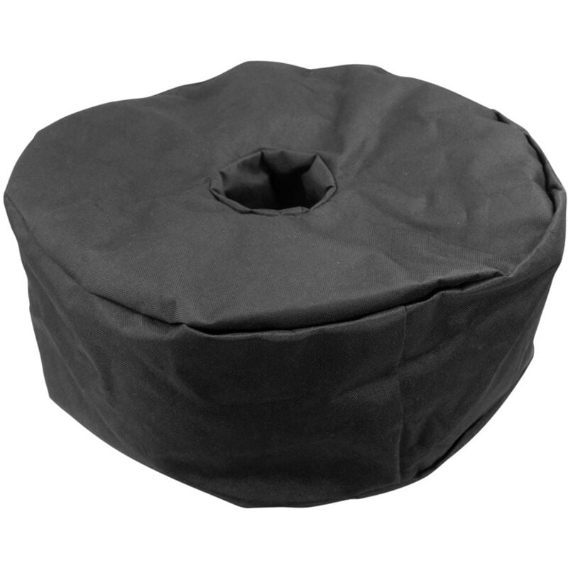 Terre Jardin - Sac de lestage à remplir pour tonnelle et parasol - 25 kg Noir - Noir