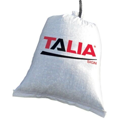 Sac de lestage blanc capacité 20 kg dimensions 35 x 60 cm - Taliaplast - 520501