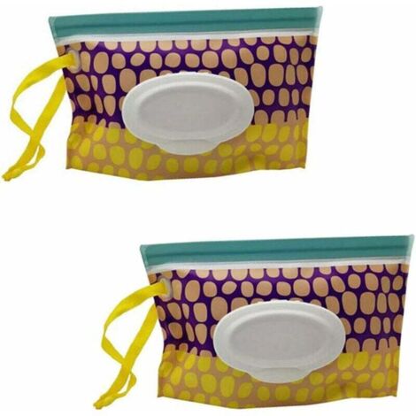 Sac de lingettes humides 2 pièces-Fei Yu