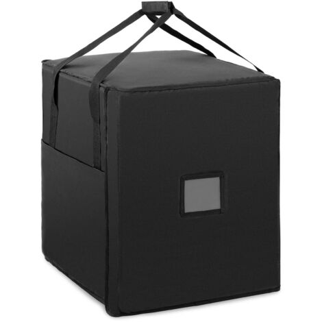Sac De Livraison Isotherme Professionnel 10 Boites À Pizza De 45,7 x 45,7 cm - Noir
