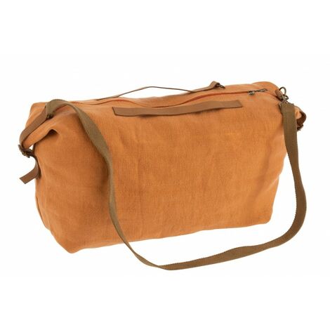 Sac de plage en textile orange 50x25x32 cm - Orange/Rouille