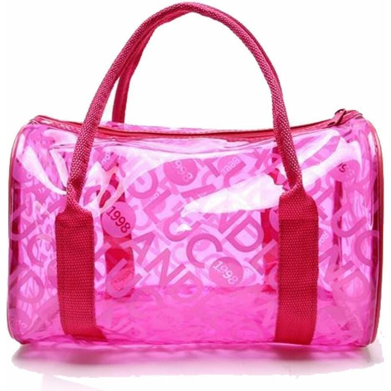 Fei Yu - Sac de plage imperméable transparent Summer Jelly( Rose Vif)