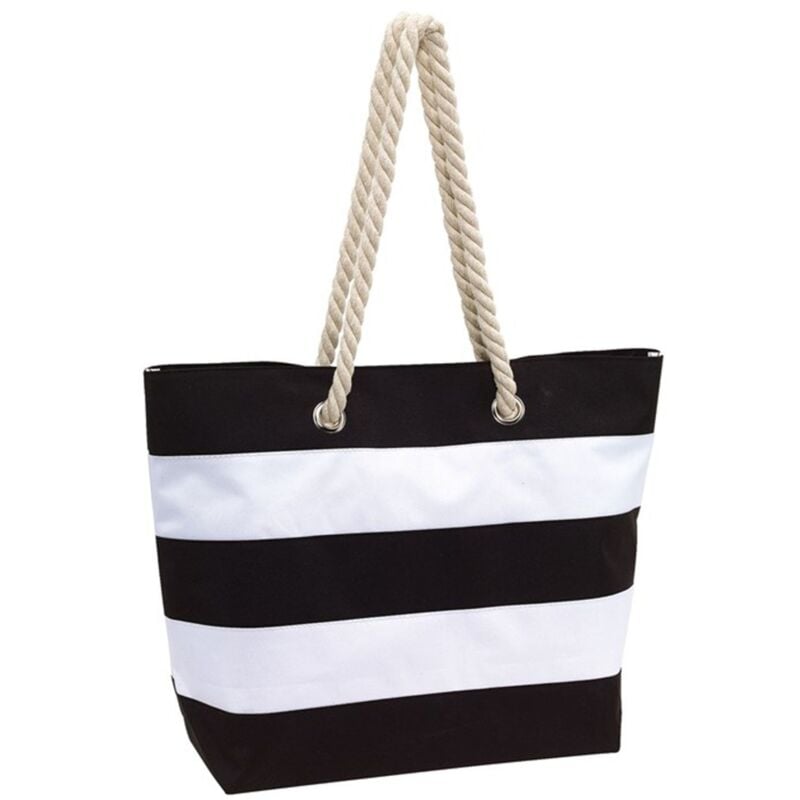 Sac de plage XXL avec compartiment zippé, grand sac de plage, sac de bain pour femme
