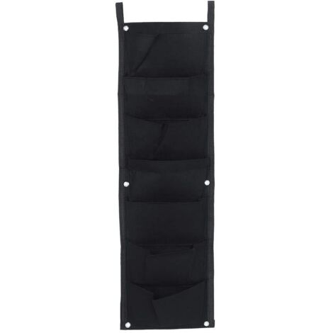 Sac de Plantation Suspendu en Tissu Jardinière de Jardin Murale Verticale(7 Pocket)
