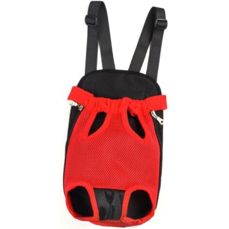 Sac de poitrine pour chien (1 pièce), cage de transport extérieure, sac pour animaux, accessoire de voyage respirant pour chien