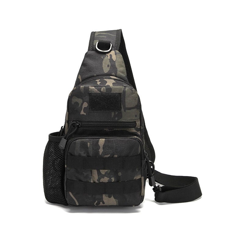 Sac de poitrine, sac pour bouteille d'eau, sac à bandoulière de rangement extérieur