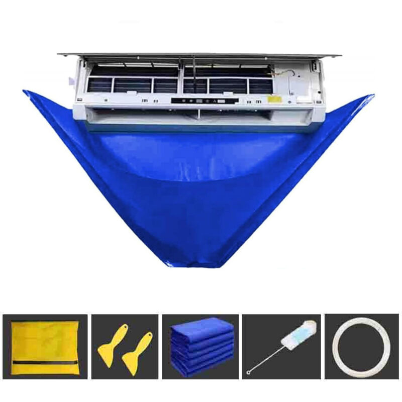 Sac de protection imperméable à l'eau propre de climatisation avec évent et plaque de support double face pour l'élimination de la poussière, sac de