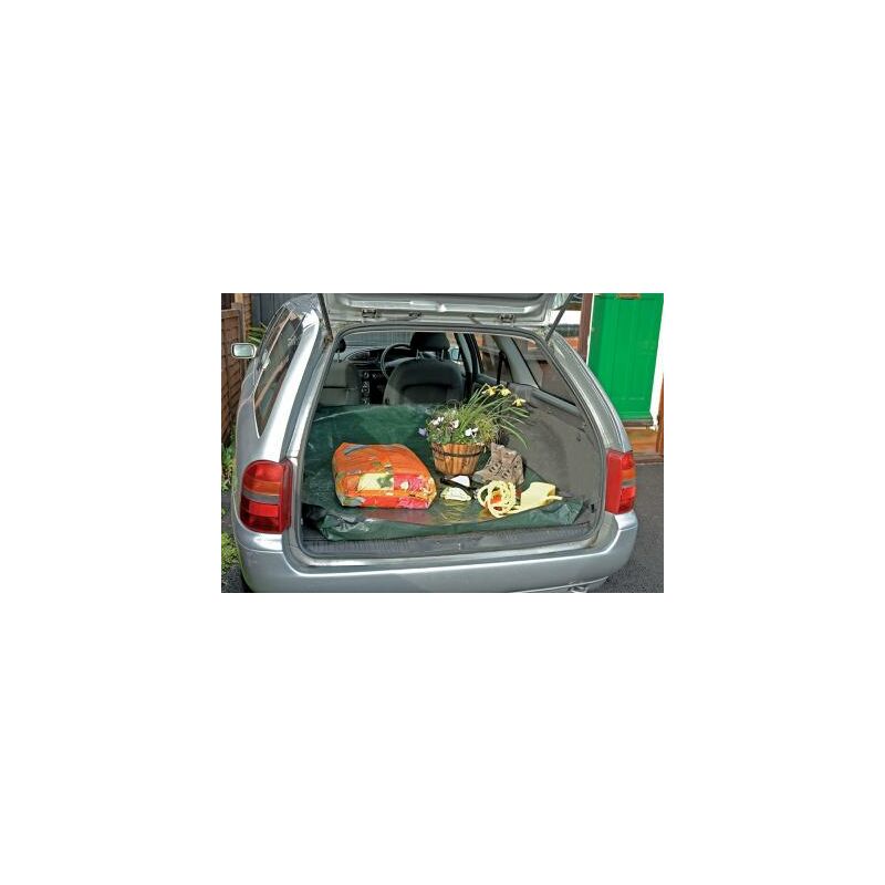 Heliotrade - Bache de protection pour coffre de voiture grand model avec poignée - transport déchetterie -
