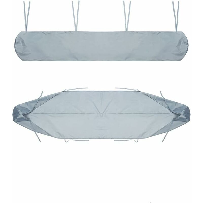 Sac de Protection pour Store Banne, 3.5m Gris Housse de Rangement pour Banne Manuel Rétractable Housse de Protection Anti-poussière imperméable pour