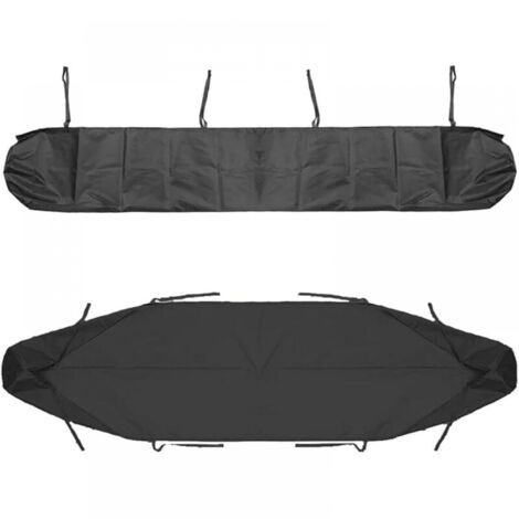 Sac de Protection pour Store Banne, 3m Housse de Protection Anti-poussière pour auvent de terrasse Noir Housse de Rangement pour auvent de terrasse, Protection imperméable en Hiver