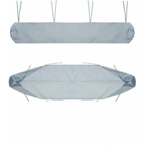 Sac de Protection pour Store Banne 4.5m Gris Housse de Rangement pour Banne Manuel Rétractable Housse de Protection Anti-poussière imperméable pour auvent de terrasse