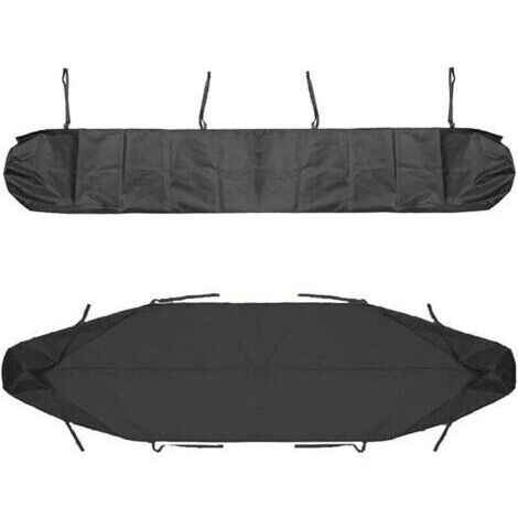 Sac de Protection pour Store Banne, 4.5m Housse de Protection Anti-poussière pour auvent de terrasse Noir Housse de Rangement pour auvent de terrasse, Protection imperméable en Hiver,--TRIMEC