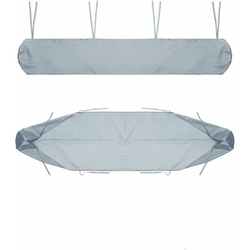 Sac de Protection pour Store Banne 4m Gris Housse de Rangement pour Banne Manuel Rétractable Housse de Protection Anti-poussière imperméable pour
