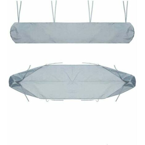 Sac de Protection pour Store Banne 4m Gris Housse de Rangement pour Banne Manuel Rétractable Housse de Protection Anti-poussière imperméable pour auvent de terrasse