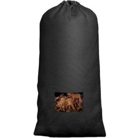 Sac de ramassage de feuilles pour tracteur à gazon de 200 x 130 cm de grande capacité pour ramasser rapidement les feuilles, convient à la plupart des tondeuses autoportées