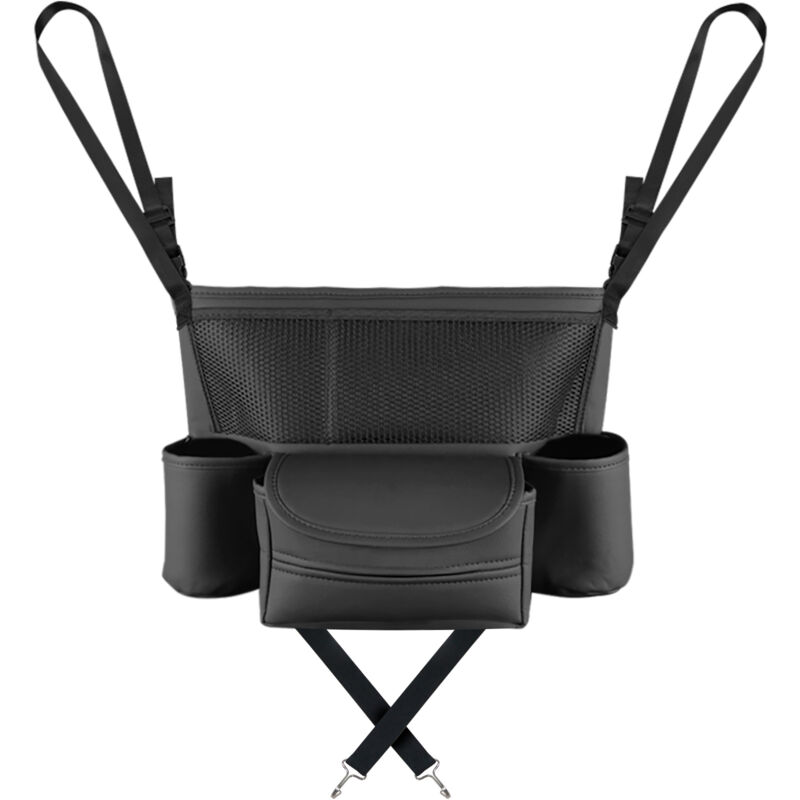 Choyclit - Sac de rangement à commande centrale, organisateur de siège de voiture avec poche en filet