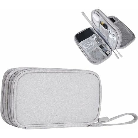 Accessoires de voyage Étui de rangement, pochette électronique portable sac  à gadgets pour MacBook Adaptateur d'alimentation, câble, stylet