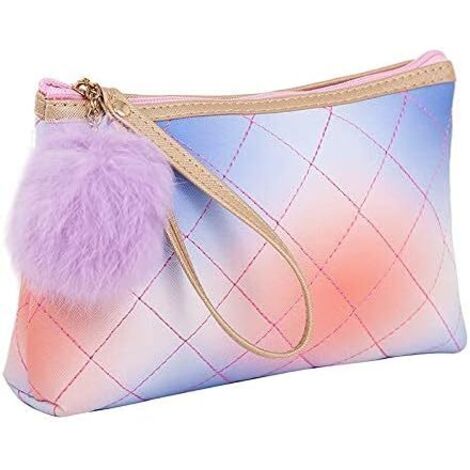 Sac de rangement cosmétique de voyage (violet),