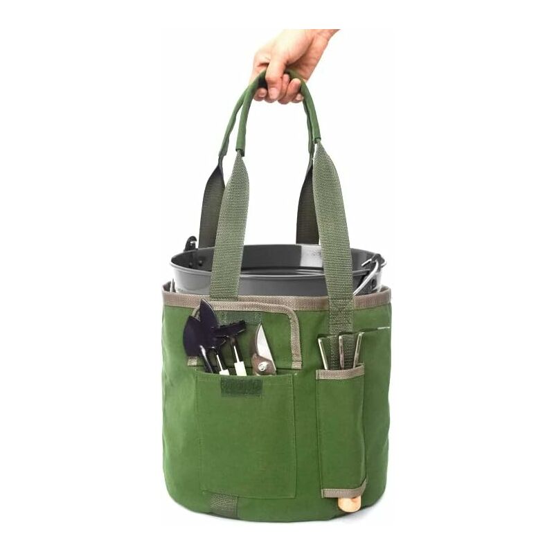 Fortuneville - Sac de rangement de jardinage pour seau de 5 gallons (environ 15,7 litres) avec poche sac de jardin sac de jardin pour boîte de