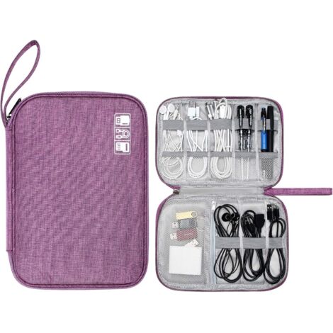 Sac de rangement de voyage, adapté aux accessoires électroniques,