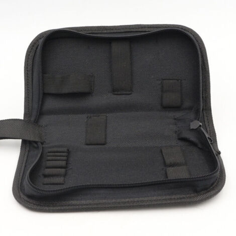 Sac de Rangement D'outils et à Outils Résistant Imperméable en Tissu Oxford électricien Charpentier Mécanicien Réparation Montres kit Fermeture éclair Roll Toile Poches Zippées Roulettes