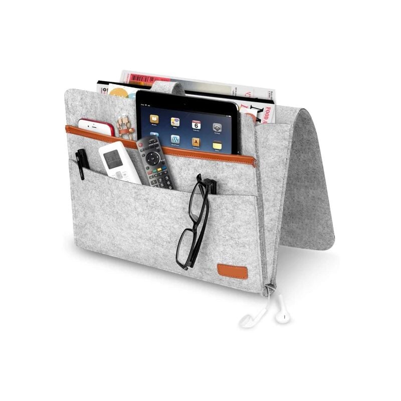 Sac de rangement en feutre avec poches canapé-lit confortable sac de rangement en feutre pliable