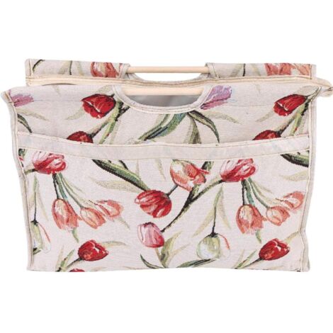 Sac de rangement en fil tissé (tulipe)