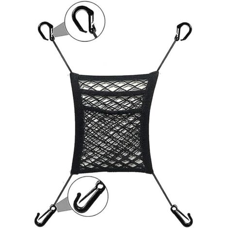 Sac de rangement en filet pour siège de voiture, poche filet de rangement pour siège de voiture, filet pour dossier de voiture