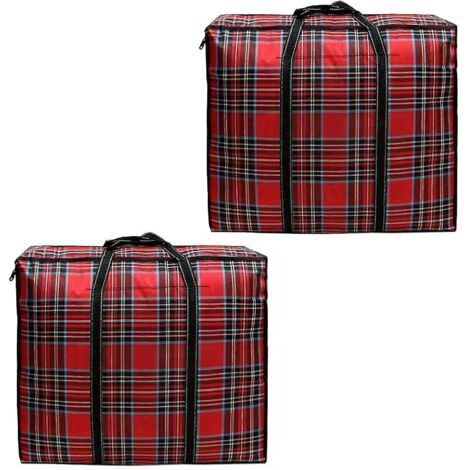 Sac de rangement extra large, sac fourre-tout pour bagage à main 118 L (lot de 2), grande capacité de rangement pour vêtements