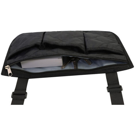 Sac de rangement latéral pour accoudoirs de fauteuil roulant, sac de rangement suspendu pour fauteuil roulant