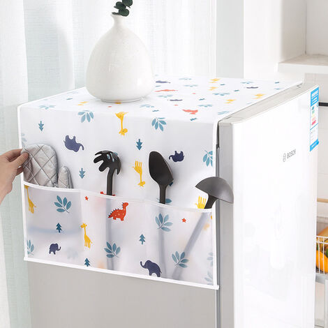 Sac de rangement PEVA pour réfrigérateur, housse anti-poussière, sac suspendu, sac de rangement, sac de rangement en tissu, housse anti-poussière domestique,as picture
