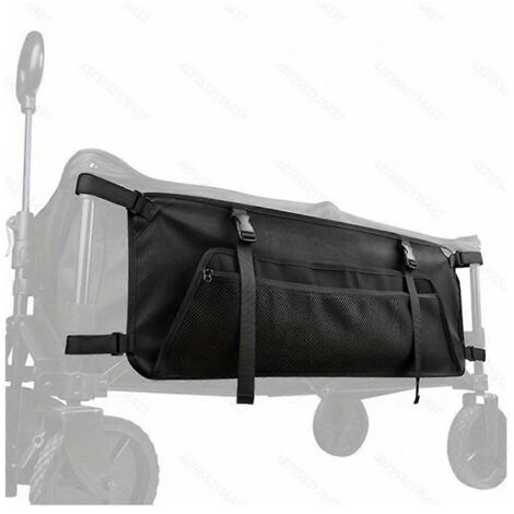 Sac de rangement pliable grande capacité, poches latérales pour chariot de jardin